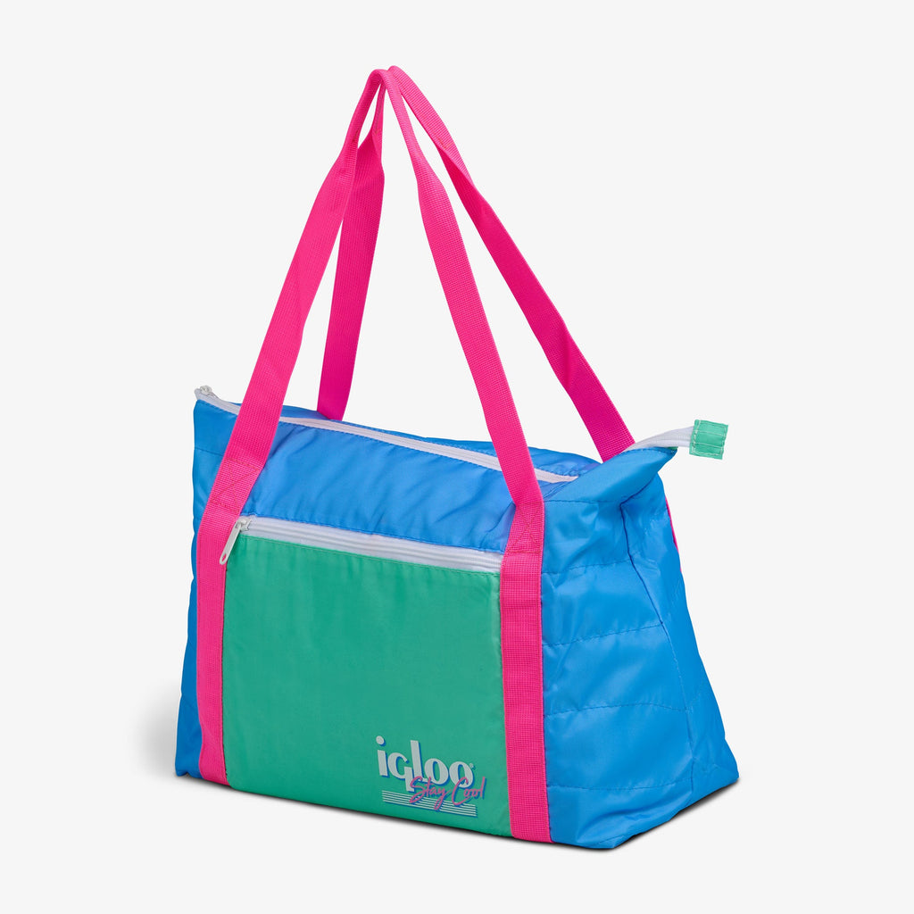 Retro Packable Puffer 20-Can Cooler Bag