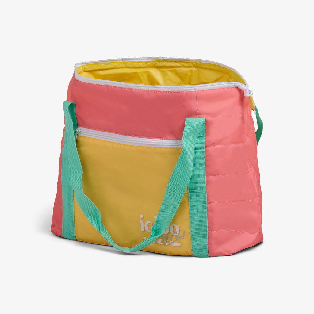 Retro Packable Puffer 20-Can Cooler Bag