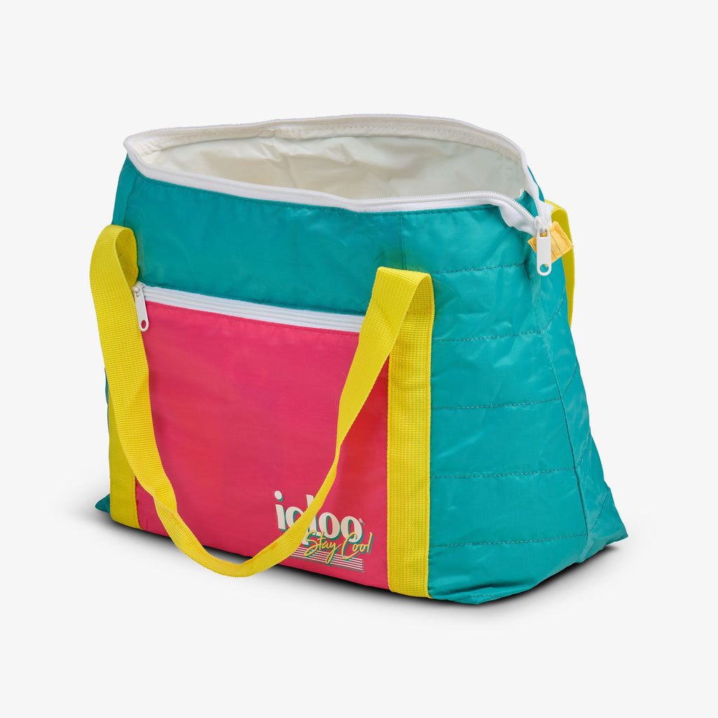 Retro Packable Puffer 20-Can Cooler Bag